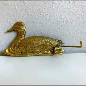 **2 FOR 1 SALE** Brass Duck Keyholder Wall Mounted